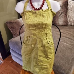 Mint Green Pinup Rockabilly Dress with POCKETS!